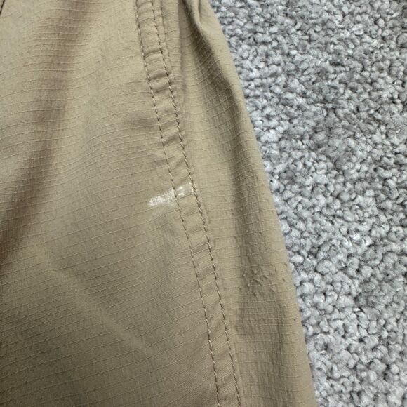 Prana Capri Pants Womens 8 Brown Tan Ankle Zip Straight Leg Outdoor Hiking 32x22 - Picture 10 of 16